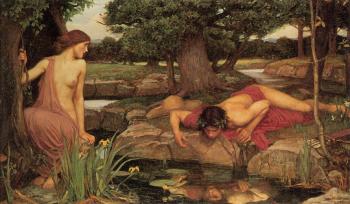 約翰 威廉姆 沃特豪斯 Echo and Narcissus